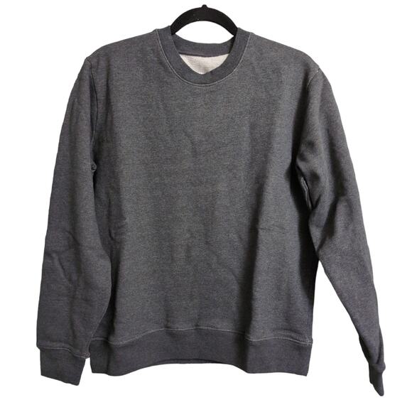 Everlane Mens The Track Crewneck Sweatshirt Dark Heather Gray Size S - Picture 1 of 11
